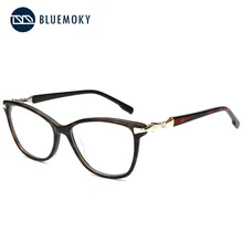 BLUEMOKY ацетатные оптические очки по рецепту, женские прозрачные фотохромные очки, очки для близорукости, прозрачные BT7000