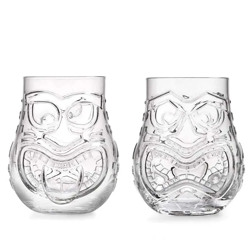 

Free Shipping New Style 500ml(16.5oz) Premium Tiki Glass Juice Glass Tiki Glass
