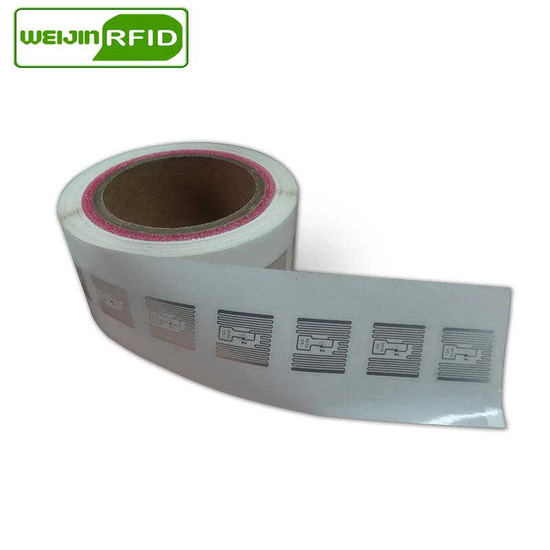 RFID метка UHF наклейка Alien 9629 EPC 6C влажная инкрустация 915mhz868mhz860 960MHZ Higgs3 500 шт