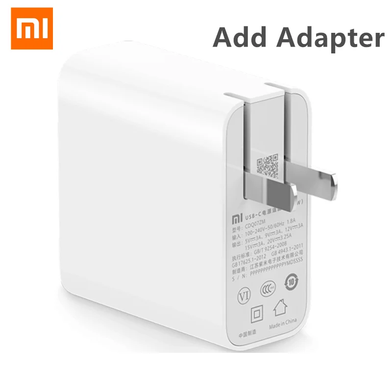 MI Mijia 5 Вт USB C зарядное устройство QC 3 0 штекер Тип кабель адаптер 3A быстрое складная