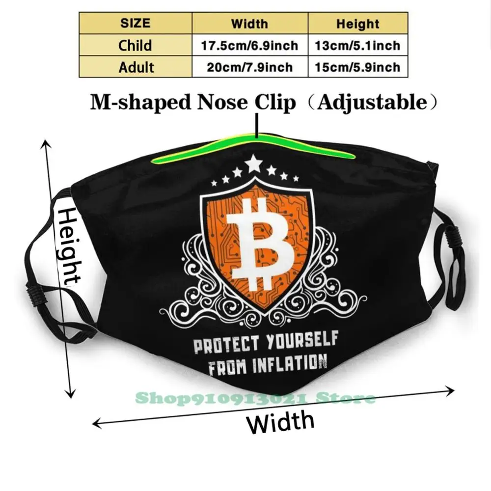 Bitcoin Shield Against Inflation Outdoor Soft Warm Sport Scarf Bitcoin Bitcoin Shield Blockchain Crypto Cryptocurrency Hodl mens scarf for summer