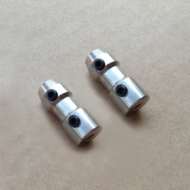 2PCS RC Electric Boat Flexible Shaft Coupling Connector Stainless Steel
