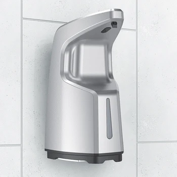 

450ml Smart Sensor Adjustable Hand Washing Wall Mounted Battery Operated Bathroom Kitchen Touch Free Automatic Soap Dispenser
