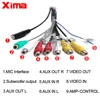 20 Pin Plug Car Stereo Radio RCA Output Wire Harness Wiring Connector Adaptor Cable USB cable GPS antenna external microphone ► Photo 2/5