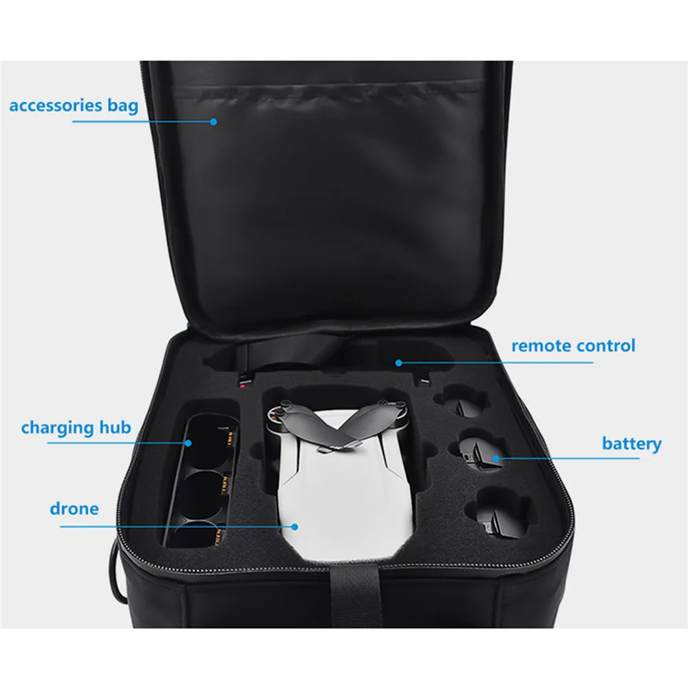 New MTS Waterproof Shoulder Bag Storage Carrying Case for DJI Mavic Mini Drone Protective Nylon Shockproof Bag Accessories 