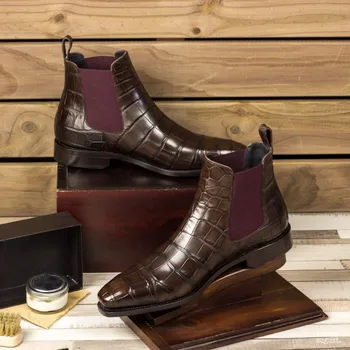 

Men's Retro Multiple Buckle Retro Ankle Boots-Black Friday Brogue Shoes Spring Vintage Classic Male Casual HA126