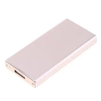 

Mini mSATA to USB3.0 Aluminum External SSD Hard Drive Enclosure Box Case Hard Drive Enclosure Aluminum Alloy External Hard Disk