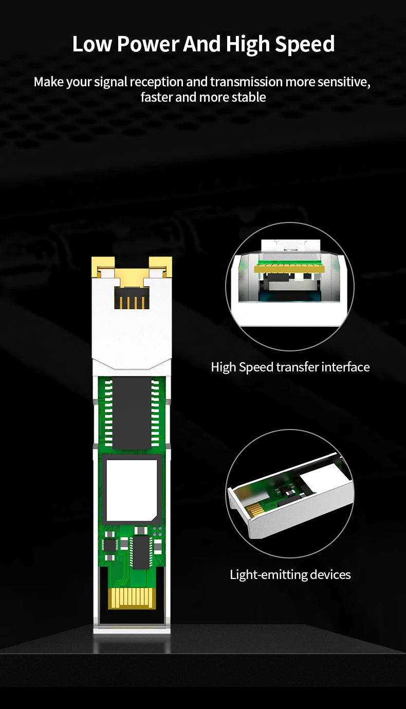 Cheap Transceptor de fibra Óptica