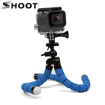 

SHOOT Middle Size Flexible Octopus Tripod for Gopro Hero 7 6 5 Xiaomi Yi 4K SJCAM DSLR Camera for Phone Stand Mount Accessories