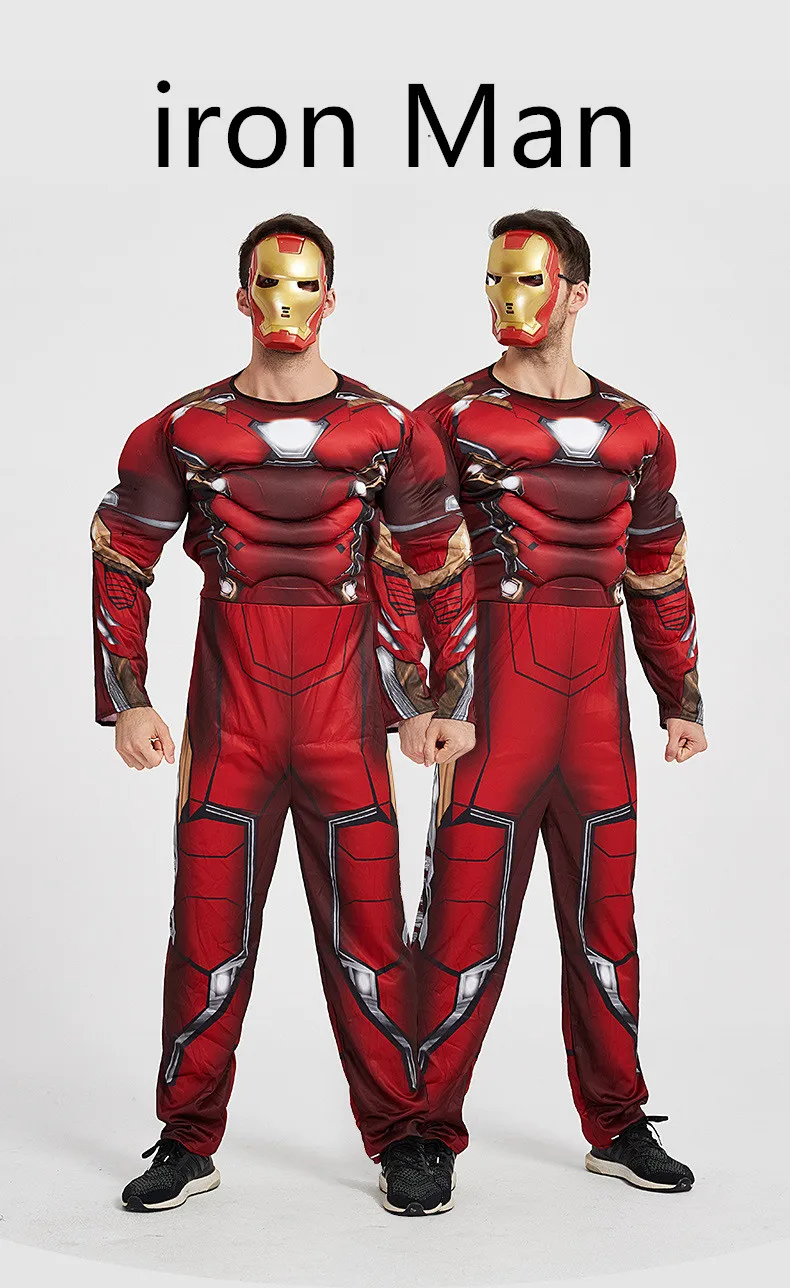 Costumes Reenactment Theater Spider Man Captain America Iron Man Optimus Prime Hulk Superhero Outfit Clothes Accessories
