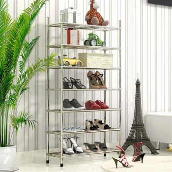 

New 3/4/5 Layer Shoe Rack Storage Shoes Shelf Stainless steel Shoe Rack Boots Sneakers Stand Portable DIY Shoes Cabinet Organize