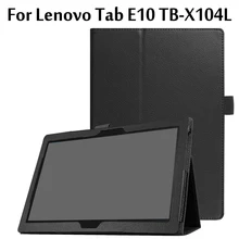 Чехол для lenovo Tab E10 TB-X104L, тонкий раскладной флип-чехол из искусственной кожи, чехол для lenovo Tab E10 TB-X104F, 10,1 дюймов, чехол s