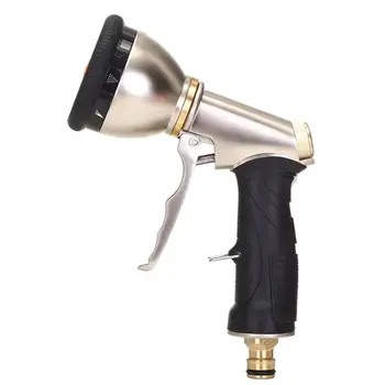 

Multi-Function Water Sprayer Garden Watering Irrigation 9 Functions Squirt Sprinkler Metal Gold Car Wash Cleaning Sprayer