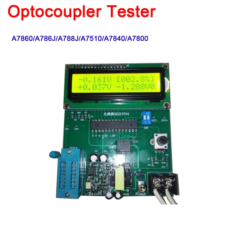 Ic Optocoupler Detection Tester Meter Digital Display Lcd Test For A7860 / A786j / A788j / A7510