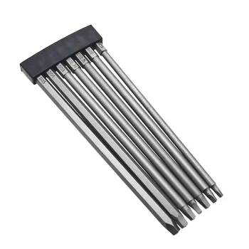 

7pcs Electric Square Screwdriver Bit Set Hex Handle 1/4\\\" Repair Tool Long 150mm Accurately Lock The Screw