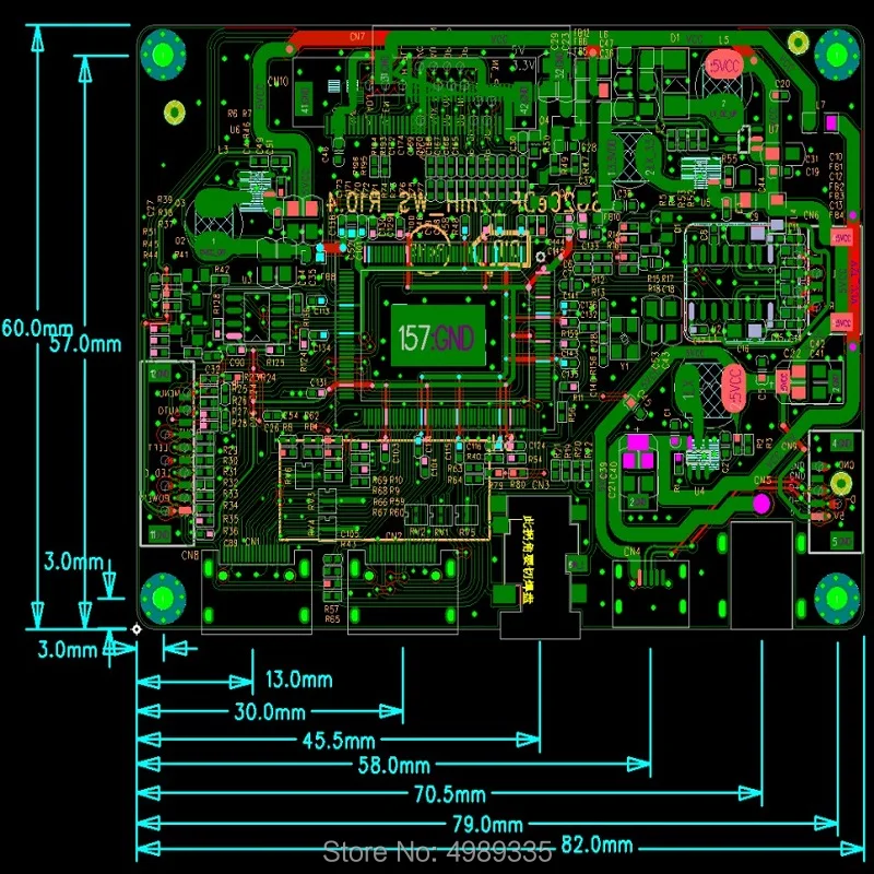 Комплект емкостных 10 точечных модулей питания USB5V с 2 5 дюймовым сенсорным