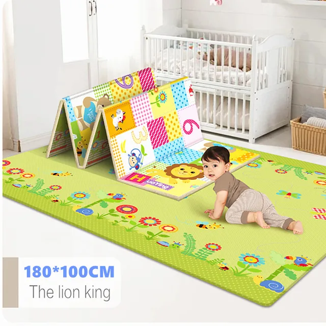 Instrueren Hobart voor Opvouwbare Peuter Vloer Mat Kruipen Speelmat Speelgoed Tapijt Zacht Tapijt  Grote Baby Speelkleed Voor Kinderen 1Cm Dikke Dubbele-Dubbelzijdig  Waterdichte - AliExpress Speelgoed & Hobbies