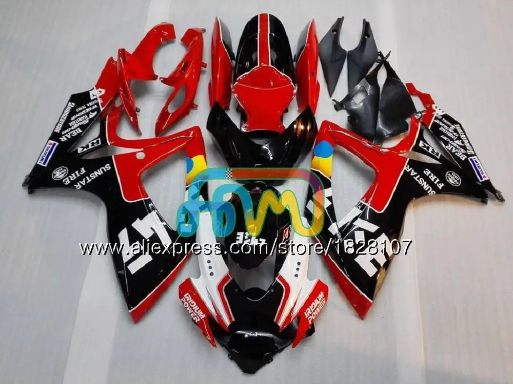 No. 13 Лидер продаж перламутровый синий+ майка K6 для SUZUKI GSXR 750 600 600CC 750CC GSX-R750 95BS. 1 GSXR750 GSXR-600 K6 GSXR600 06 07 2006 2007 обтекатели - Цвет: No. 13