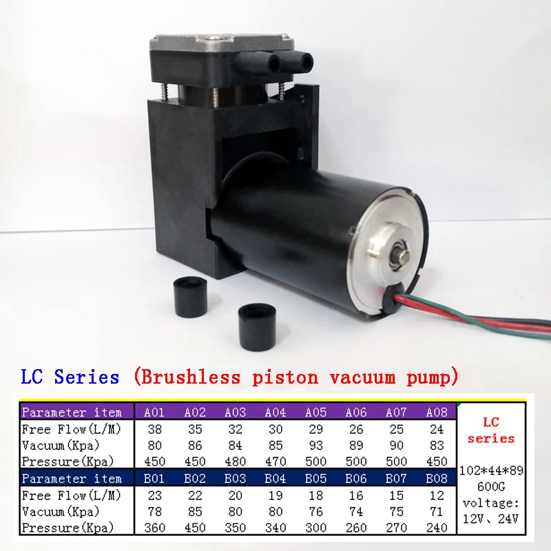 mini compressor dc 12 v 24 v motor da escova