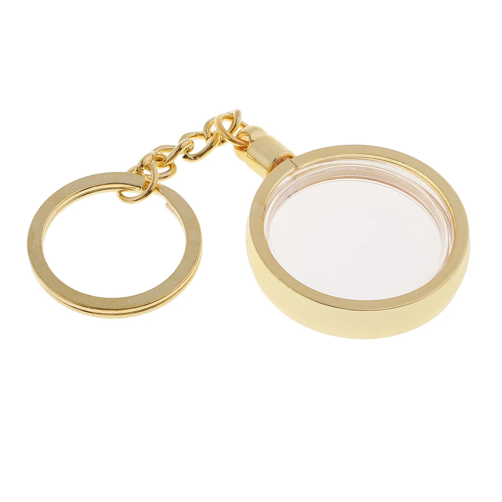 Coin Holder Keychain 30mm Keepsake Commemorative Coin Keyring