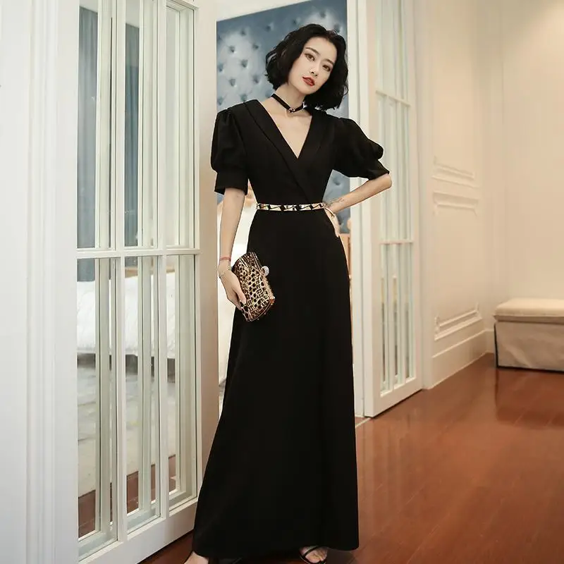 Изысканное платье макси с рукавами-фонариками, элегантное вечернее платье, Qipao, женское Сетчатое бальное платье размера плюс - Цвет: Style 10 With Belt