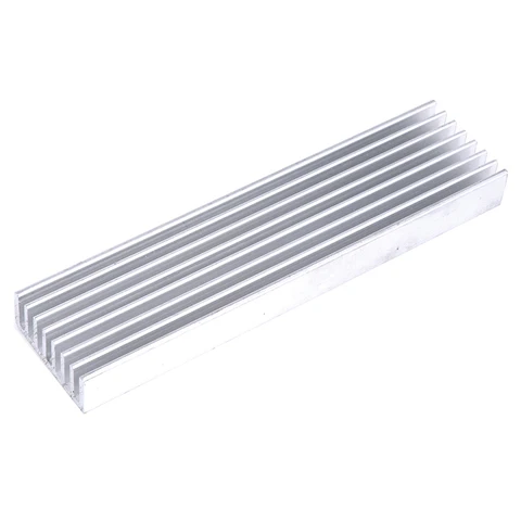Aluminum Heatsink For High Power LED IC Chip Cooler Radiator Heat Sink Drop Ship 100*25*10mm