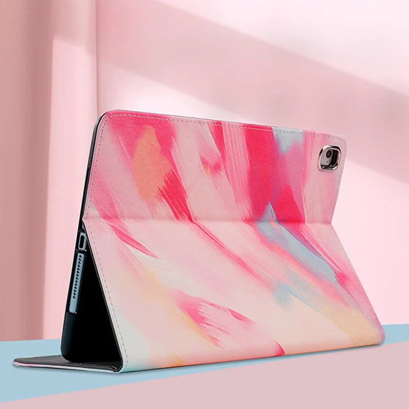 Case For ipad Pro 11 inch 2018 Ultra-thin marble painting Folding Folio Stand protective Cover For Apple ipad Pro 11 Smart Case (3)