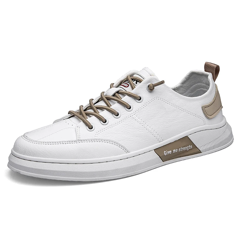Мужская Белая обувь Новинка Модная Повседневная для студентов модная дышащая на