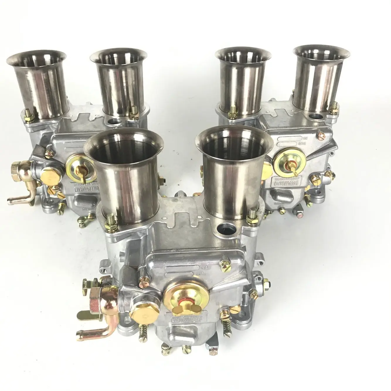 3PCS 45 DCOE 기화기 19600.060 트윈 초크 웨버 4 cyl 6 Cyl V8 엔진 용 Dellorto Solex 45DCOE 45MM Carb Assy