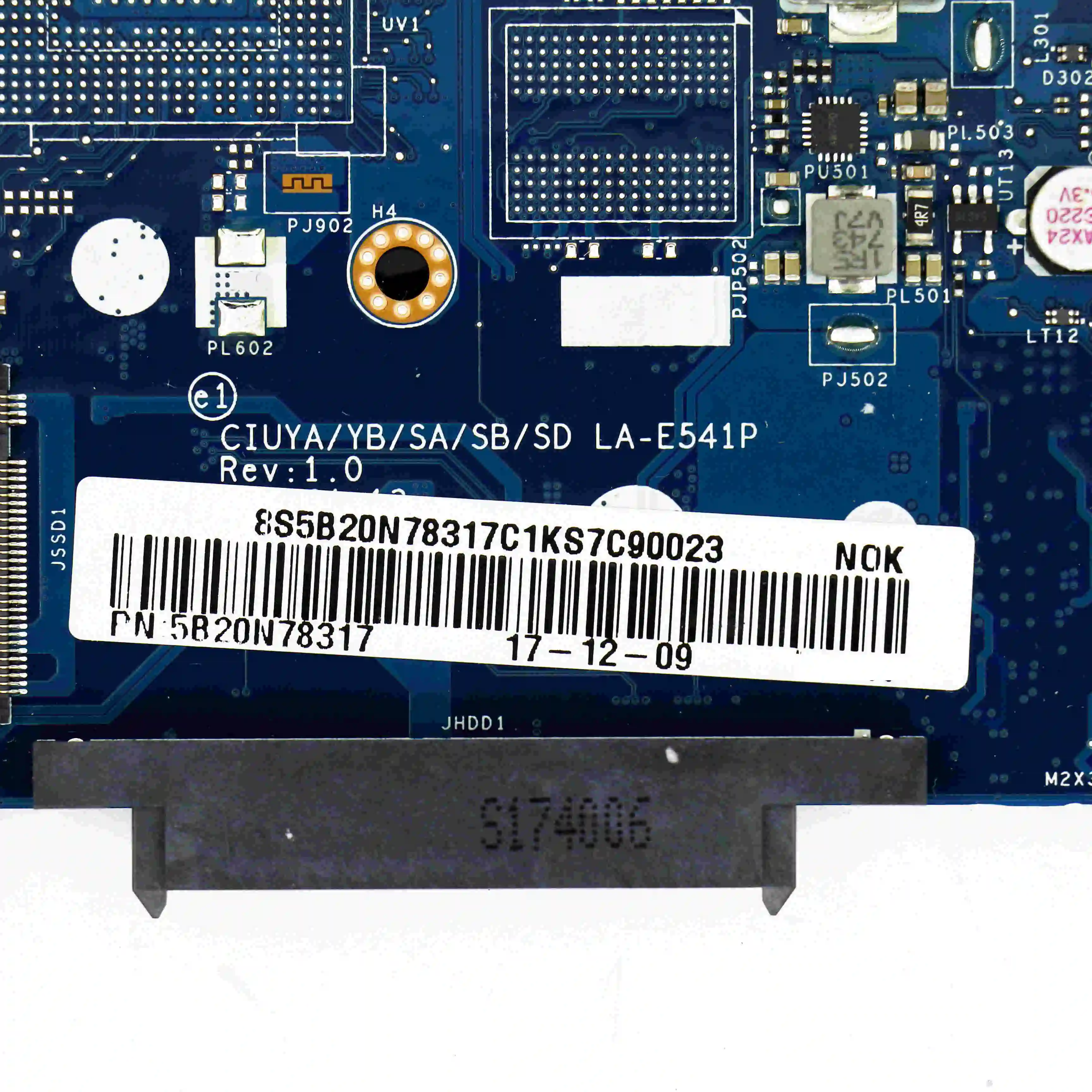 5B20N78317 - UMA MOTHERBOARD LA-E541P w/ i5-7200U