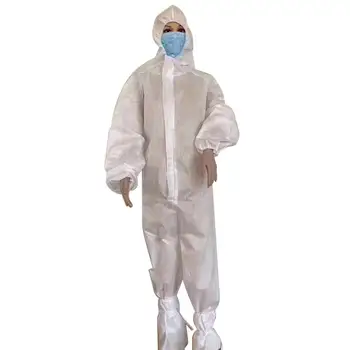 

Disposable SMS Anti-epidemic Protective Suit Clothing Dust-proof Coverall Antibacterial Isolation Suit Prevent Invasion of Virus