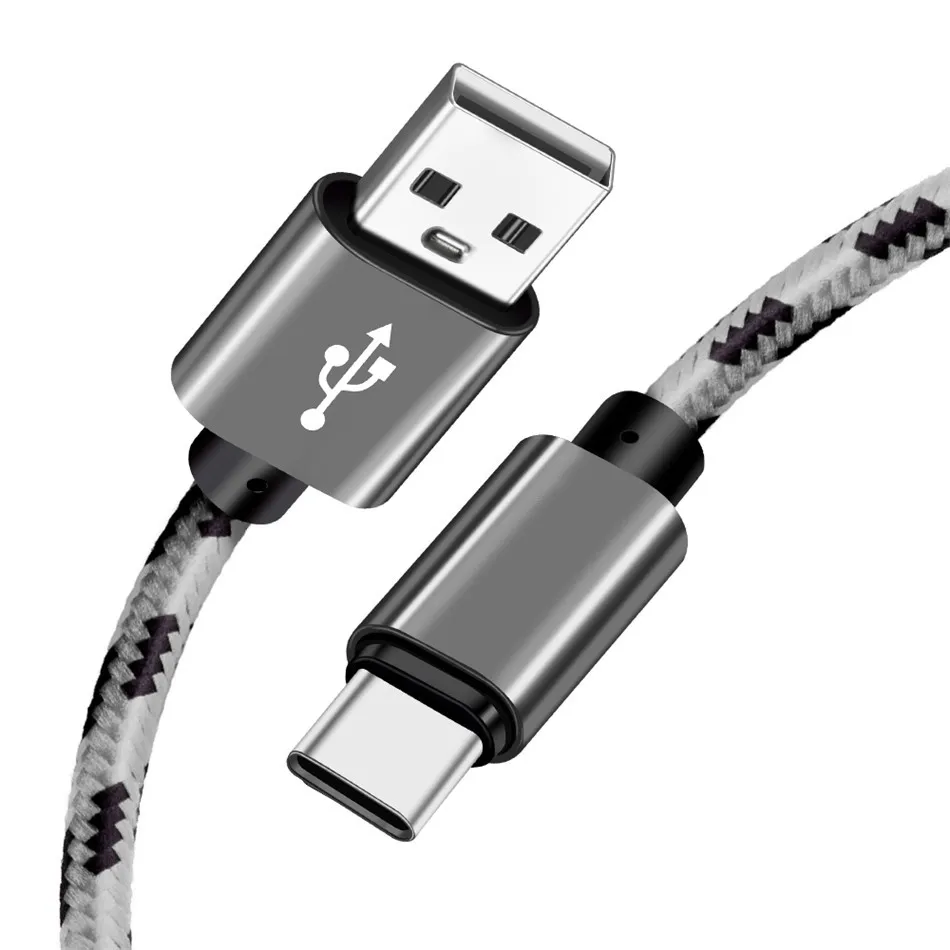 3A Quick Charge 3.0 USB Type C Cable for Xiaom Redmi Note 7 Fast Charging Type-C Cable for Samsung S9 S10 Plus For Huawei P30 android charger adapter Cables