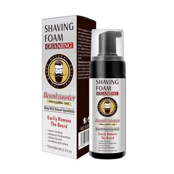 

100/150ml Men's Shaving Cream Beard Master Styling Skin Beard For Men Beard Professtional Foam Beard Conditioner Wash Care C5X1