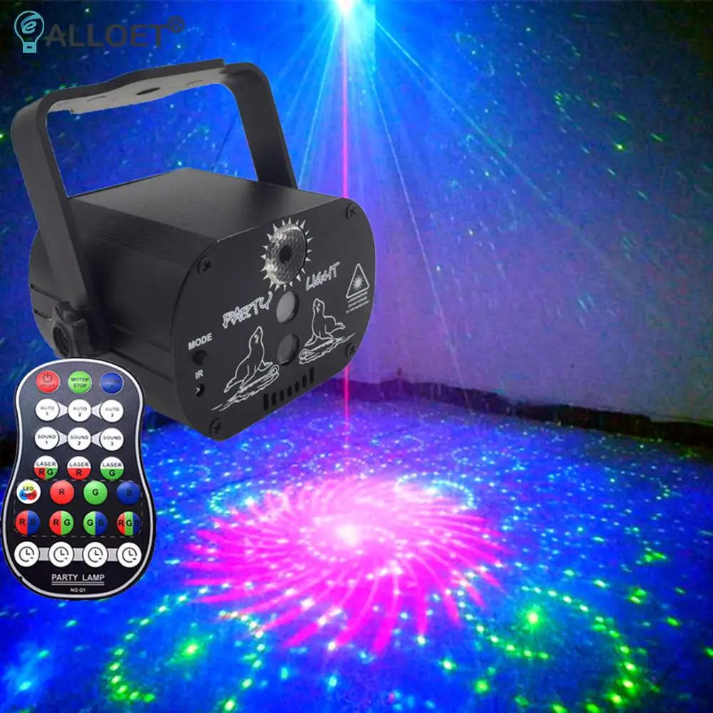 LED Mini Laser Projector Stage Lighting for Party and DJ