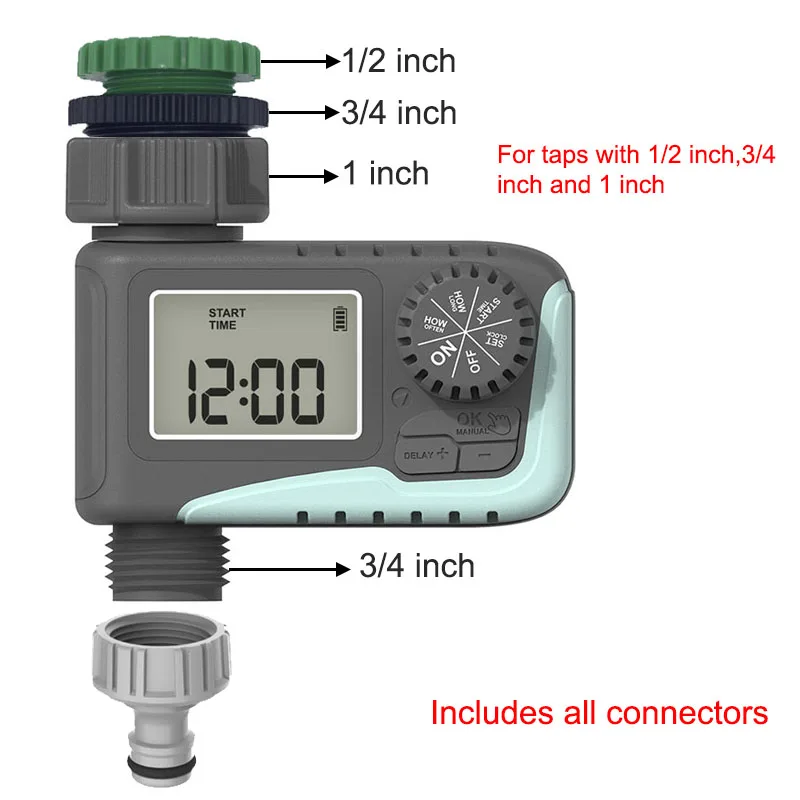 RainPoint Mini Automatic Water Timer Sprinkler Controller Outdoor Waterproof Garden Timer Watering System Irrigation timer 4