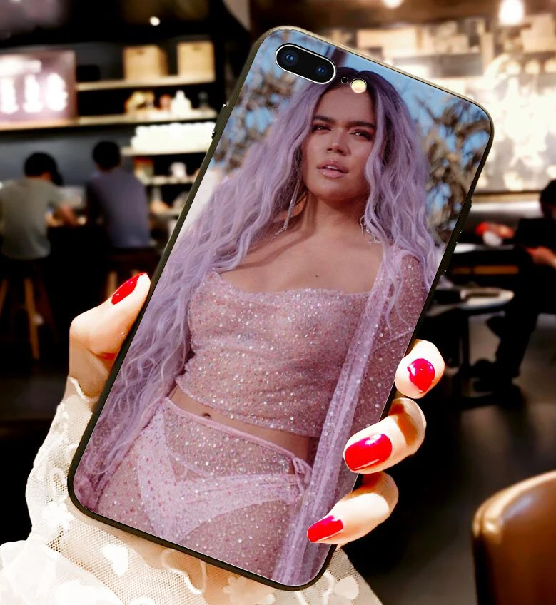 

KAROL G Tusa Pink black phone case For iphone 6/6s, 6Plus/6SPlus, 7 / 8 , 7Plus/8Plus, X , XS , XR , XSMax 11 Pro