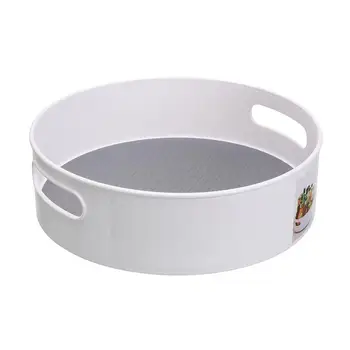 

Non-Slip Rotating Storage Tray Multifunctional Plastic Storage Boxs Desktop Kitchen Candy Box Organizer Home Products Supplies