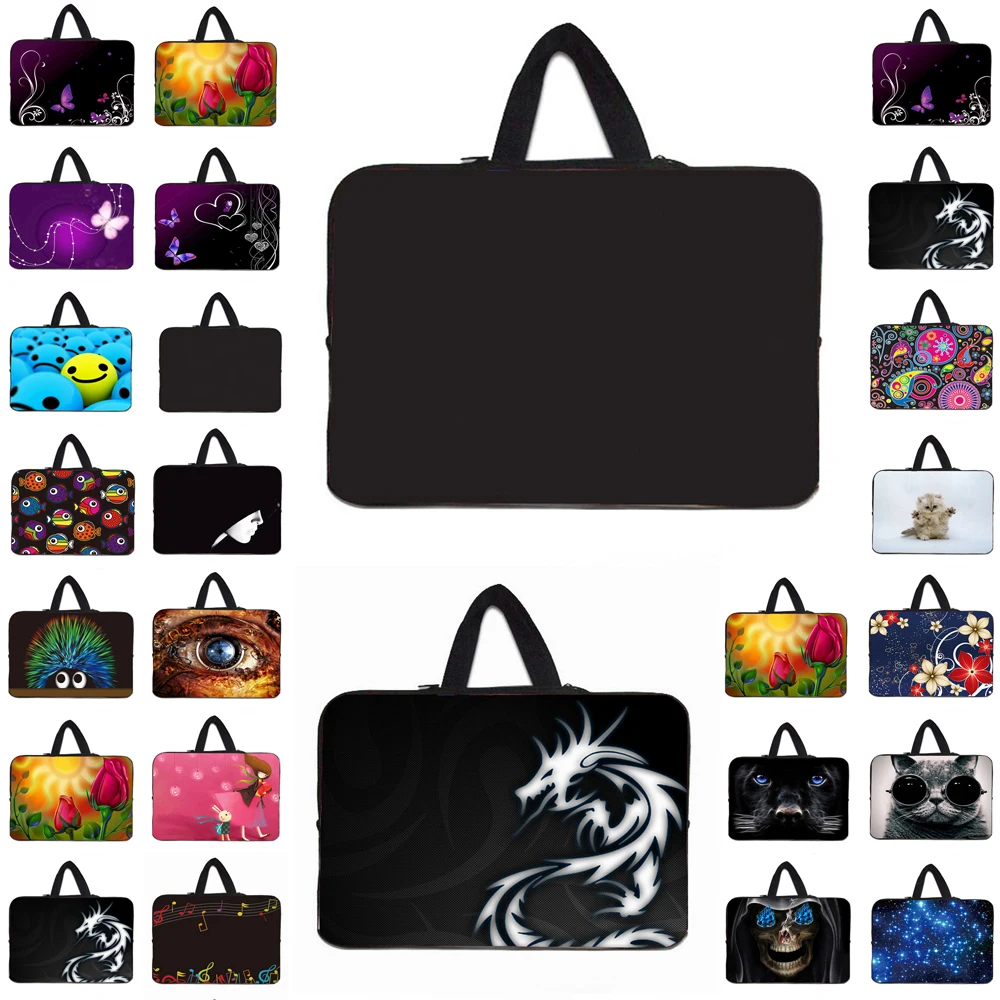 Неопреновый чехол сумка для ноутбука Портативный 10, 12, 13, 14, 14,1 15,4 15,6 13,3 11,6 17 дюймов Chromebook PC крышка чехол противоударный чехол сумка