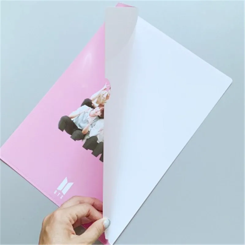 

BlackPink Twice Got7 Cute Model Printing Document Folder JIMIN JIN LISA JISOO BAMBAM Gift for Office Stationeries LJ520