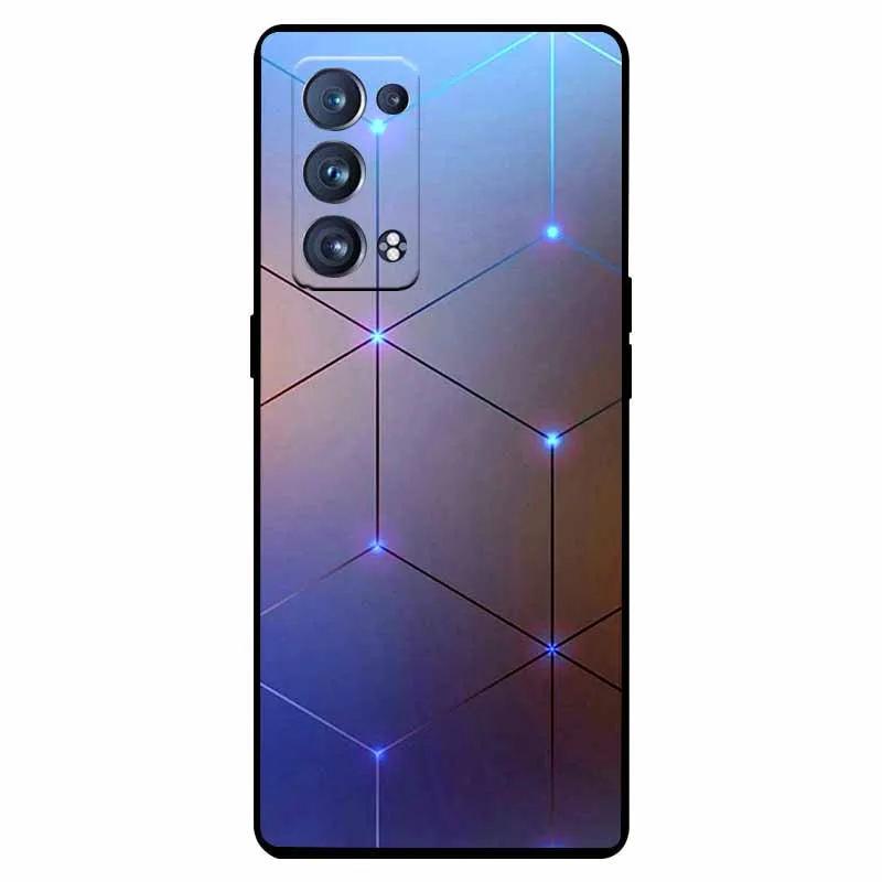 Shockproof Soft Silicone TPU Back Cover for Oppo Reno 6 Pro 5G - Cute and Durable