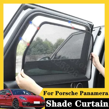

For Porsche 2002-2013 Panamera GTS Sport Turismo 4.0T 7Pcs card type magnetic car curtain sun shade car window shade car styling