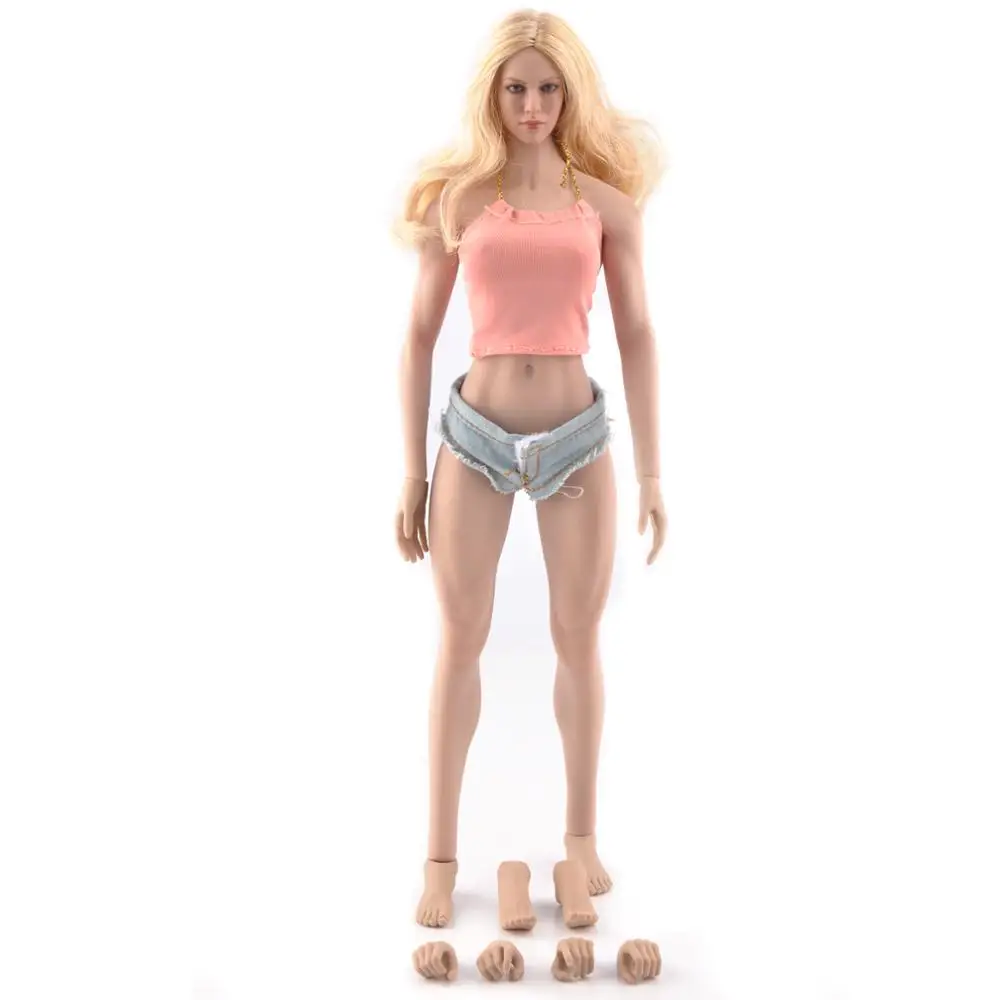 Экшн фигурки TBLeague масштаб 1/6 PH Suntan Skin S23B средний бюст 12 дюймов бесшовные куклы для