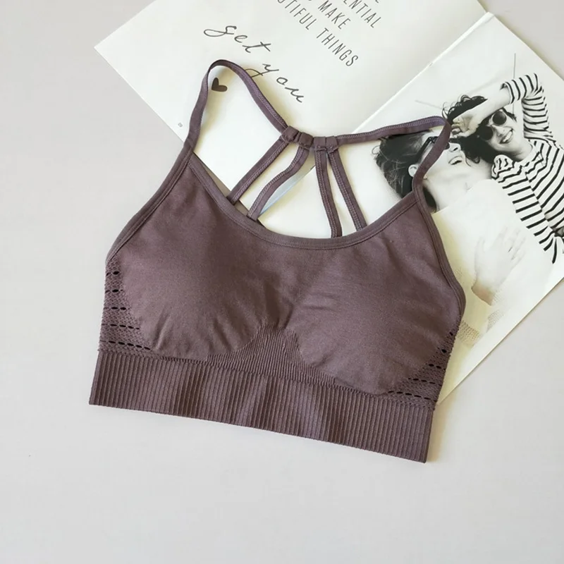 Goedkoop Nepoagym Vrouwen Fitness Energie Naadloze Beha Sport Bh Top Yoga Beha Sportbeha Sport Wear voor Vrouwen Gym