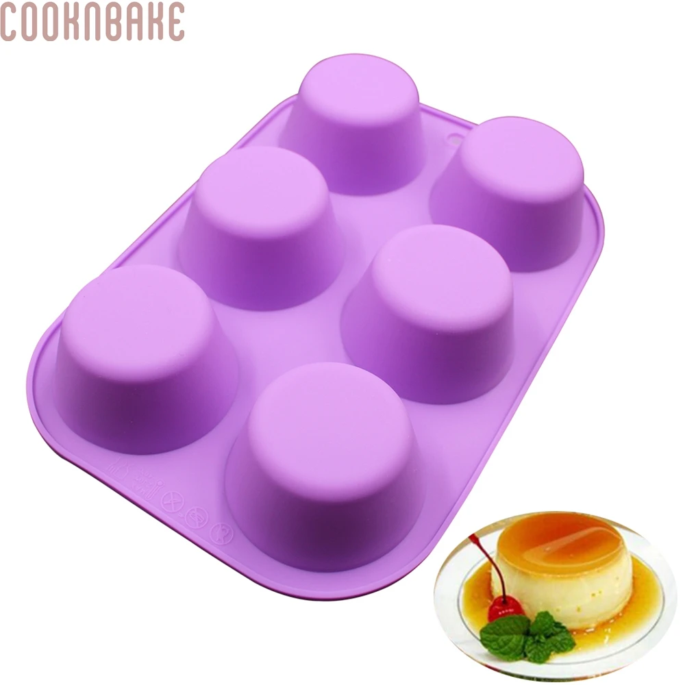 Силиконовая форма COOKNBAKE для кексов маленькая Форма круглая силиконовая