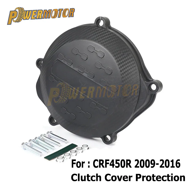 

Motorcycle Plastic Clutch Cover Guard Protector For Honda CRF450R CRF 450R 2010 2011 2012 2013 2014 2015 2016Dirt Bike Motocross
