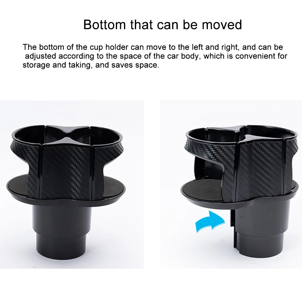 2 In 1 Universal Truck Accessories Coffee Auto Removable Hanging Drink Beverage Anti Slip Car Seat Interior Cup Holder Bottle