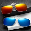 VIVIBEE hombre de Metal Clip en gafas de sol para la miopía gafas polarizadas UV400 mujeres Plaza noche visión gafas de sol de conducción ► Foto 3/6