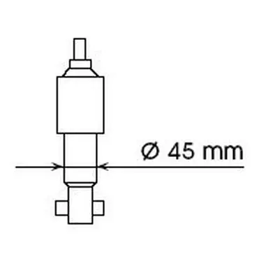Амортизатор передний масляный Ford Maverick 93-98, Nissan Terrano 87 KAYABA 444102