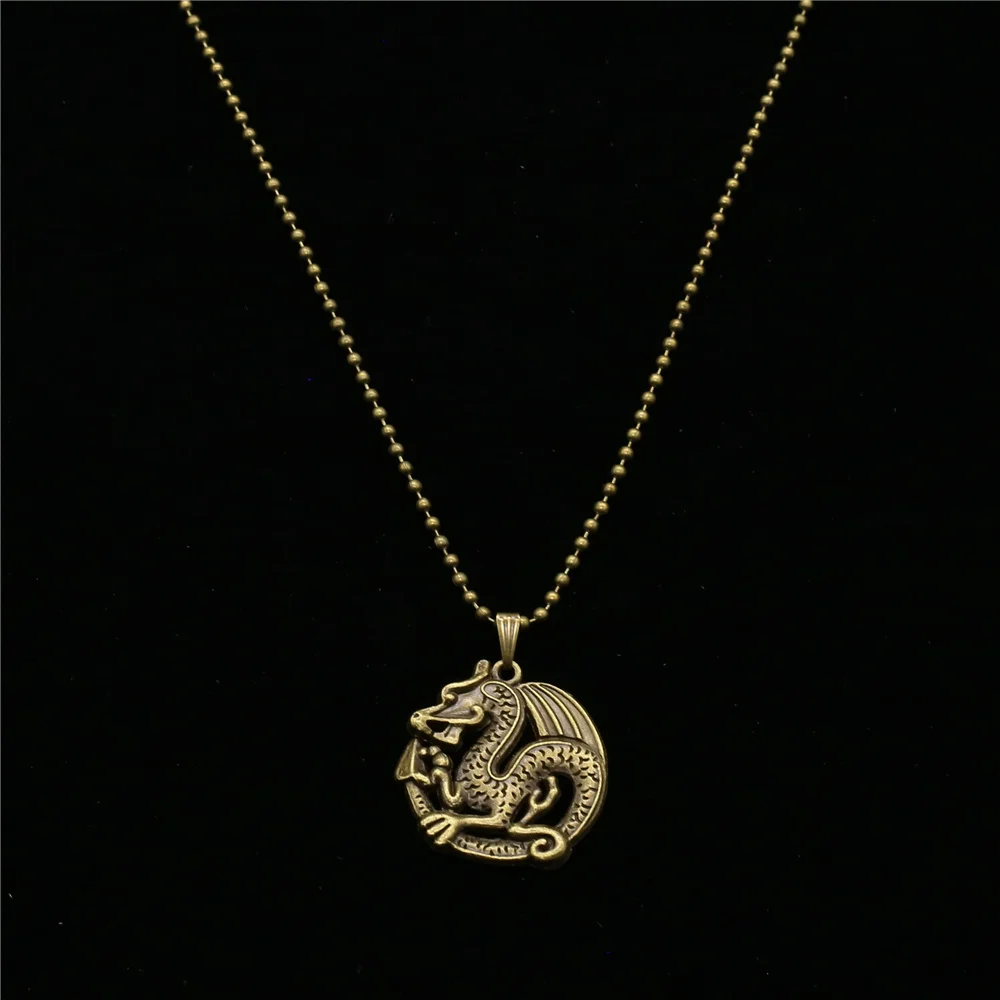 Male Punk Long Vintage Sweater Chain Choker Necklace Women Arrow Dragon Owl Cross Pendant Men Jewelry Collares Ketting |