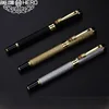 luxury high quality Hero Fountain Pen Frosted black Golden Dragon iraurita INK PEN Stationery Office school supplies NEW ► Photo 3/6